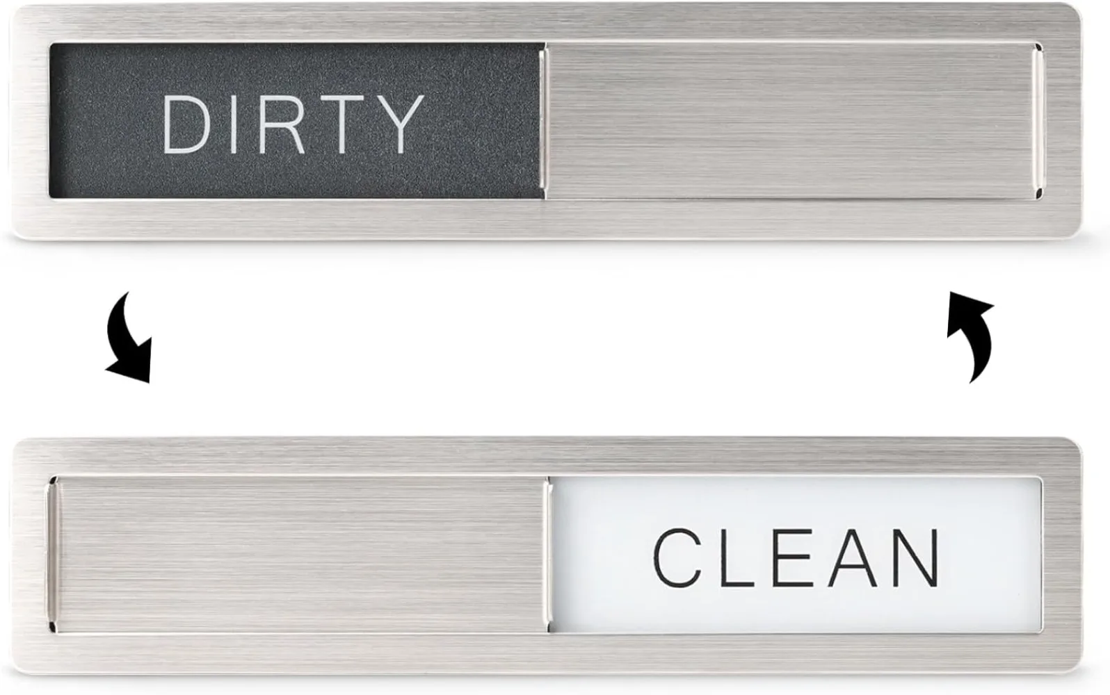 Stainless Steel Dishwasher Magnet – “Clean/Dirty” Sign, Strong Non-Scratch Kitchen Accessory