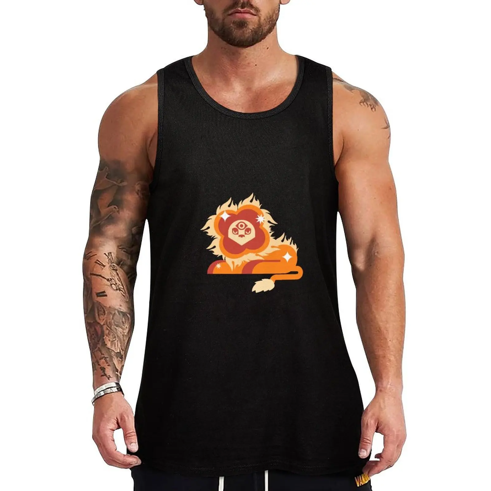 Leo: The Lion Tank Top Simple Tank Top Soft Breathable Daily Undershirt