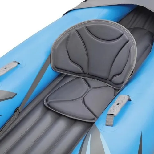 1-2 Person Environmental Protection PVC Inflatable Kayak with Paddle Air Pump & Oars Included for Rivers