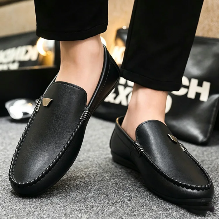 Frühling Herbst Herren Freizeitschuhe Weichsohlige Sneaker Slipper Herren Fahrschuhe – Detail 7