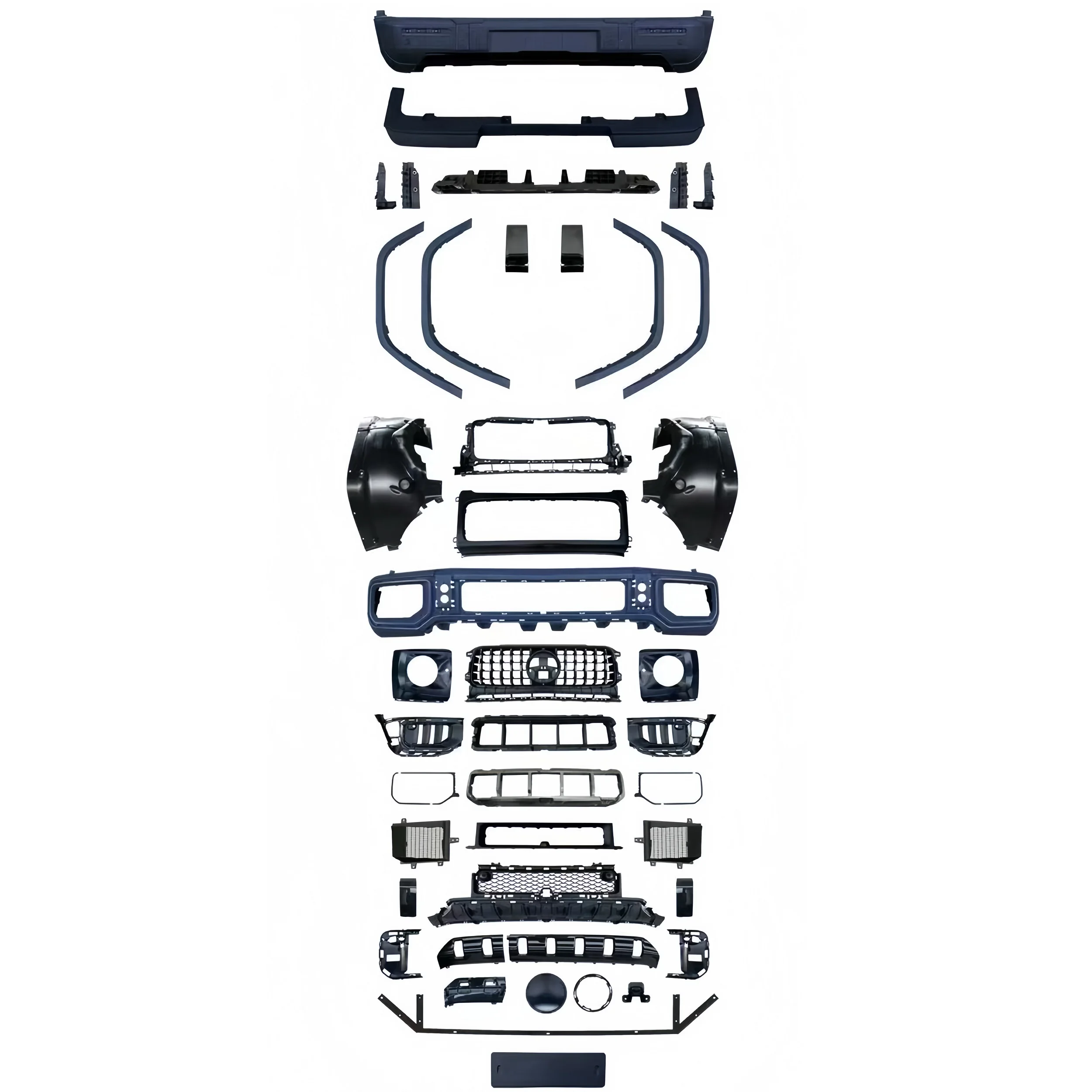 

2025 G63 Facelift Full BodyKit for G Class G Wagon W463A W464 Facelift to 2025 W465 New G63 Body Kit