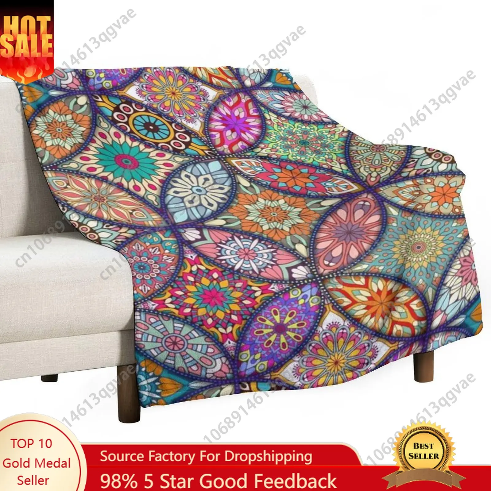 

Bohemia Mandala Geometric Flannel Blankets Are Soft Comfortable and Warm Perfect for Winter Naps Homes Offices Travel Camping