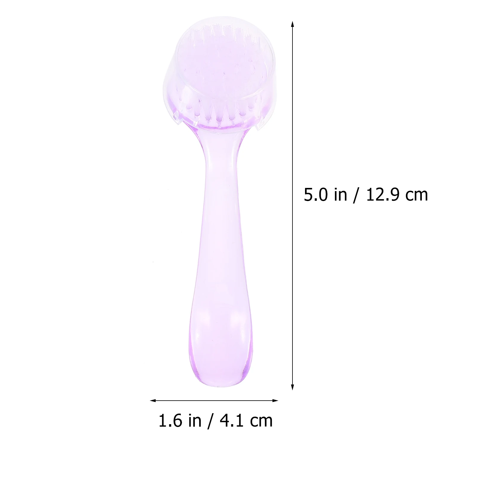 

6 Pcs Nail Brush Face Cleaning Facial Exfoliating Cleansing Wooden Scrubber Exfoliator Wash Plastic