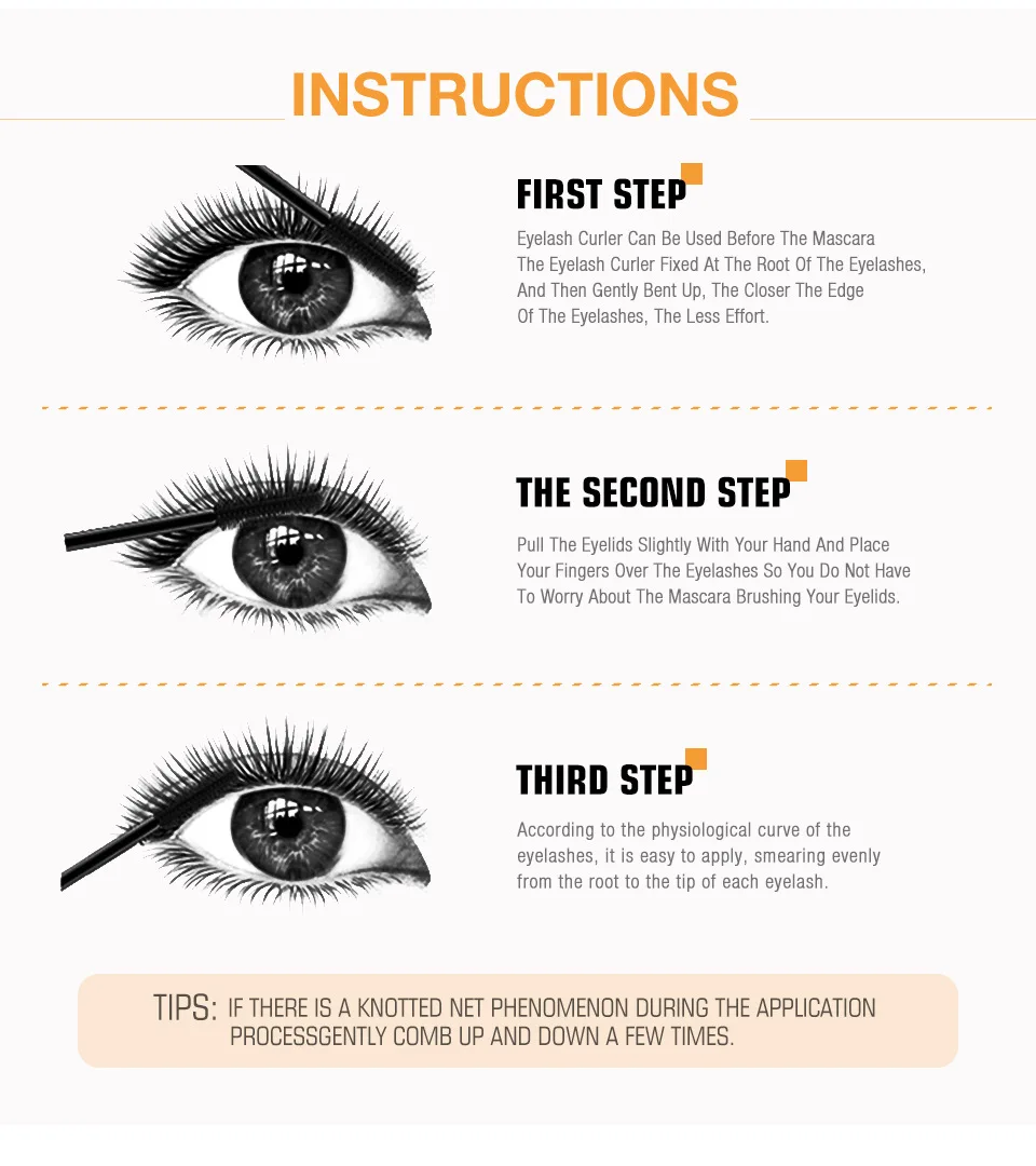O.TWO.O Gold Thick & Long Mascara Eyelash Styling Curling Mascara Droshipping Black Mascara Mascara De Pestañas Long Lasting