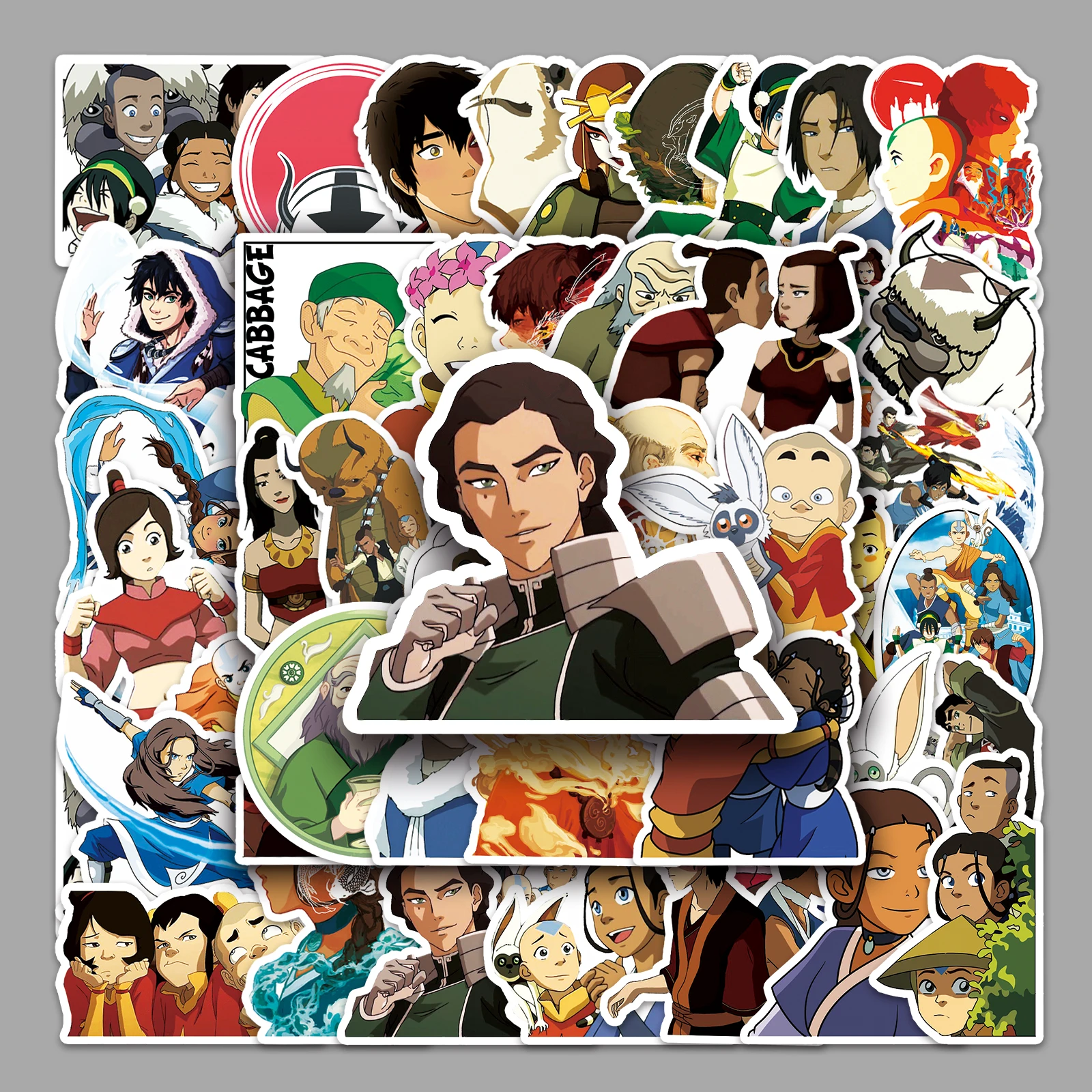 10/50 adet Avatar son hava bükücü Anime çıkartmalar kaykay gitar dizüstü kaykay kupası bagaj klasik oyuncak etiket çocuk için