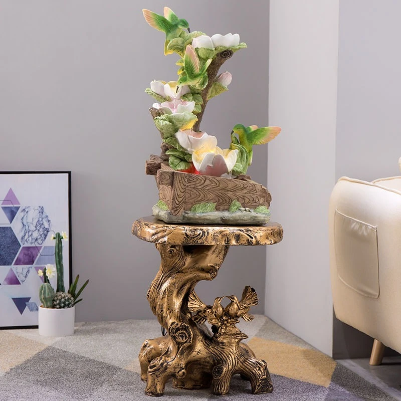 Circulating water flow device crafts living room lucky ornaments, creative home decorations
