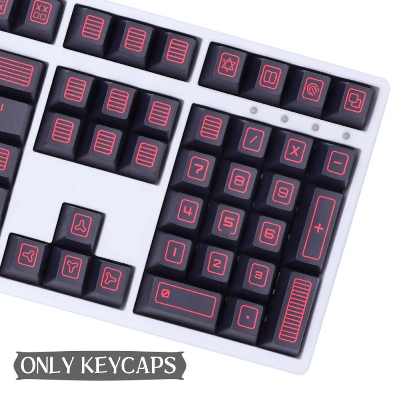 Imagem -04 - Kam Command Theme Pbt Keycaps Cinco Lados Sublimação Térmica Perfil de Fábrica Original Teclado Mecânico Novo 135 Chave