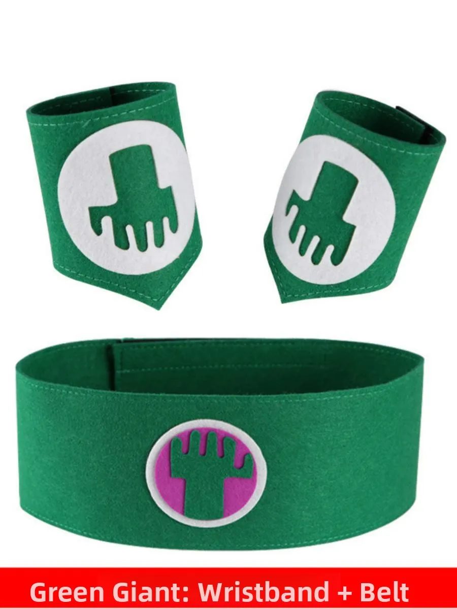 ชุดแสดงบนเวที โลวีน อีน ชุดยักษ์พร้อมหน้ากากเรืองแสง ถุงมือ สายรัดข้อมือ เข็มขัดคาดเอว ผ้าฝ้าย ชุดพื้นเมือง