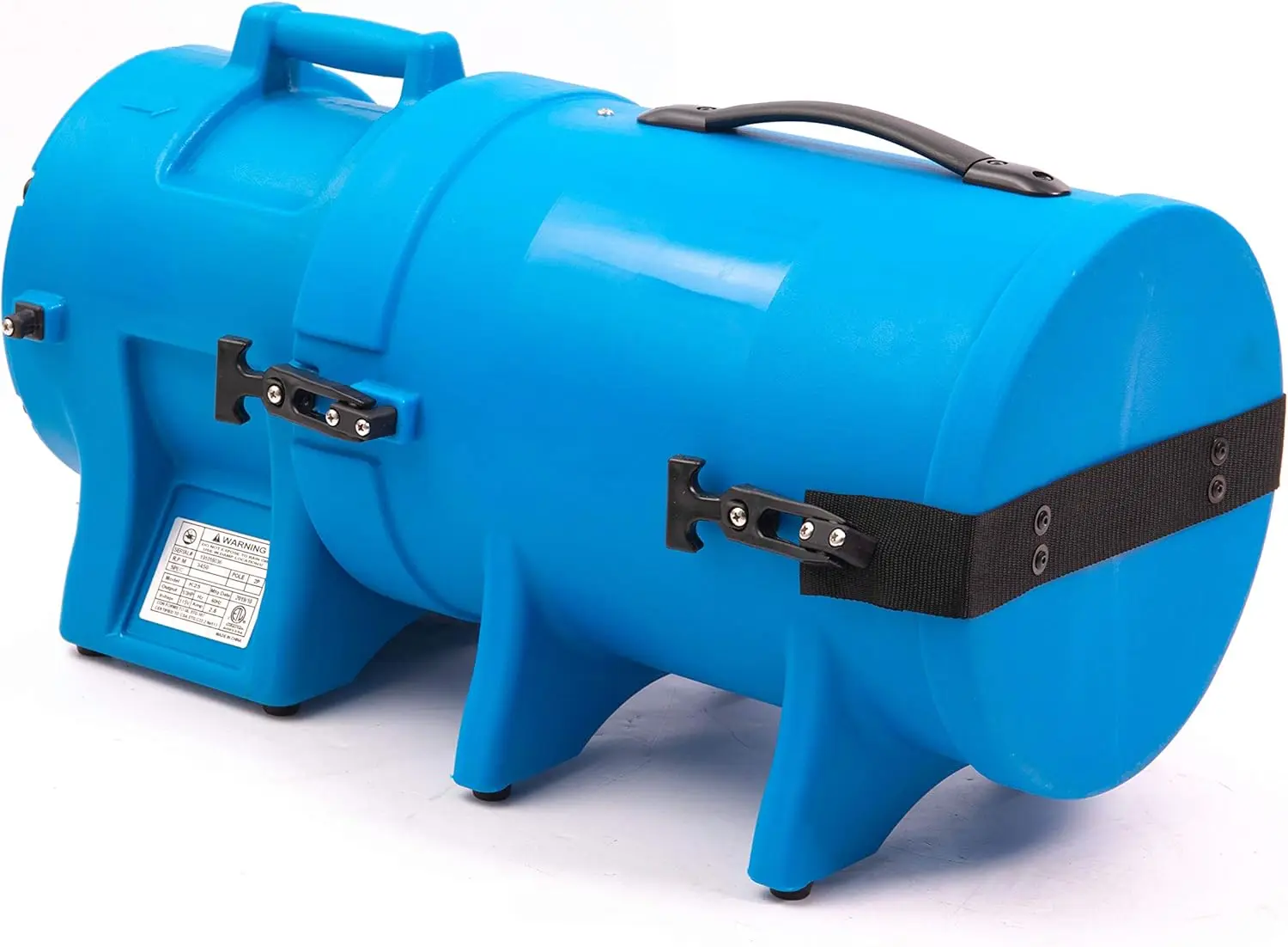 Ventilador axial de alta pressão de 8 polegadas 1/3hp para ventilação com mangueiras e recipiente de 25 pés