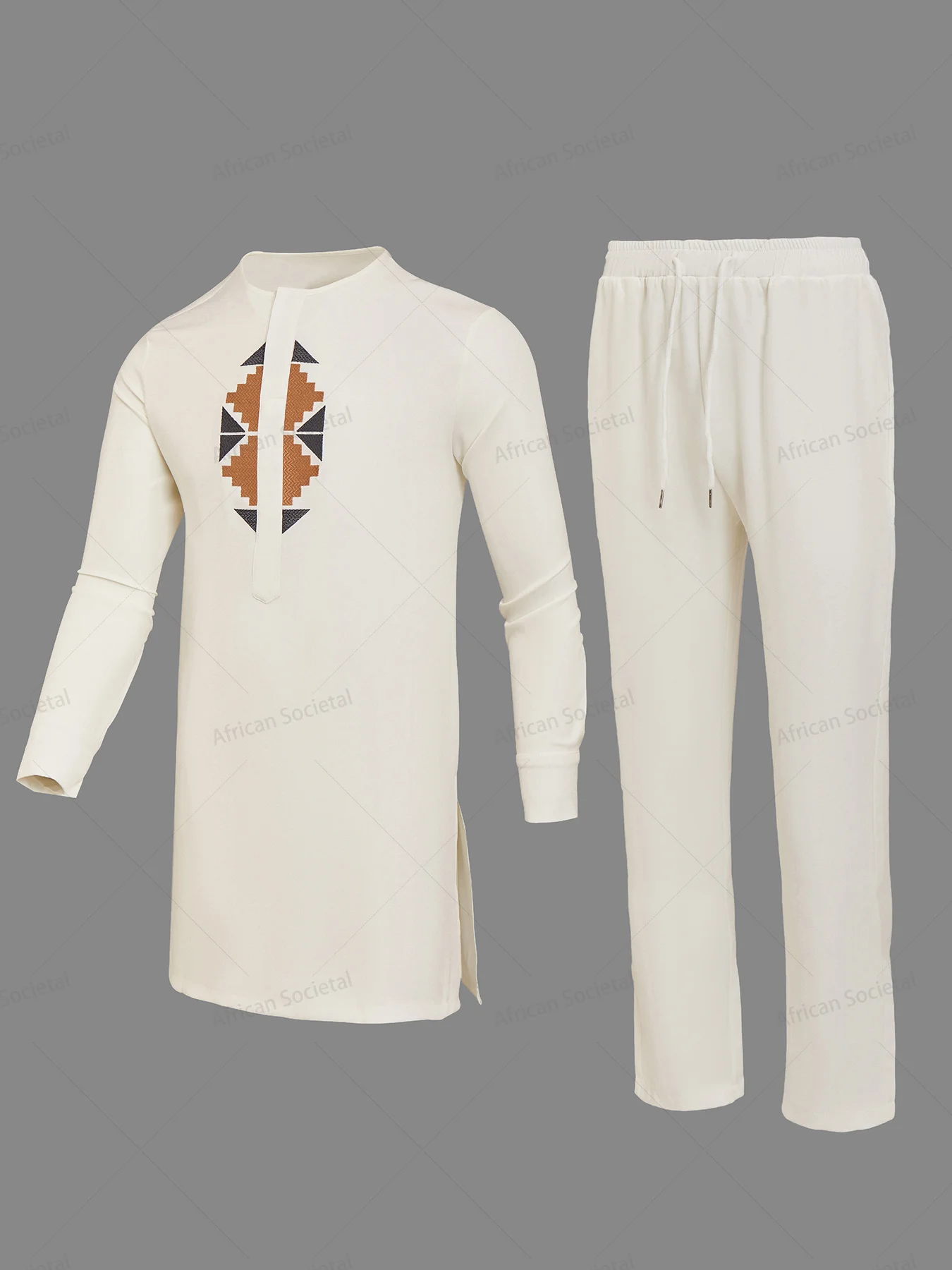 2024 New in White Set Man Traditional African Outfits for Men - Comfortable Dashiki Sets with Matching Shirts and Pants