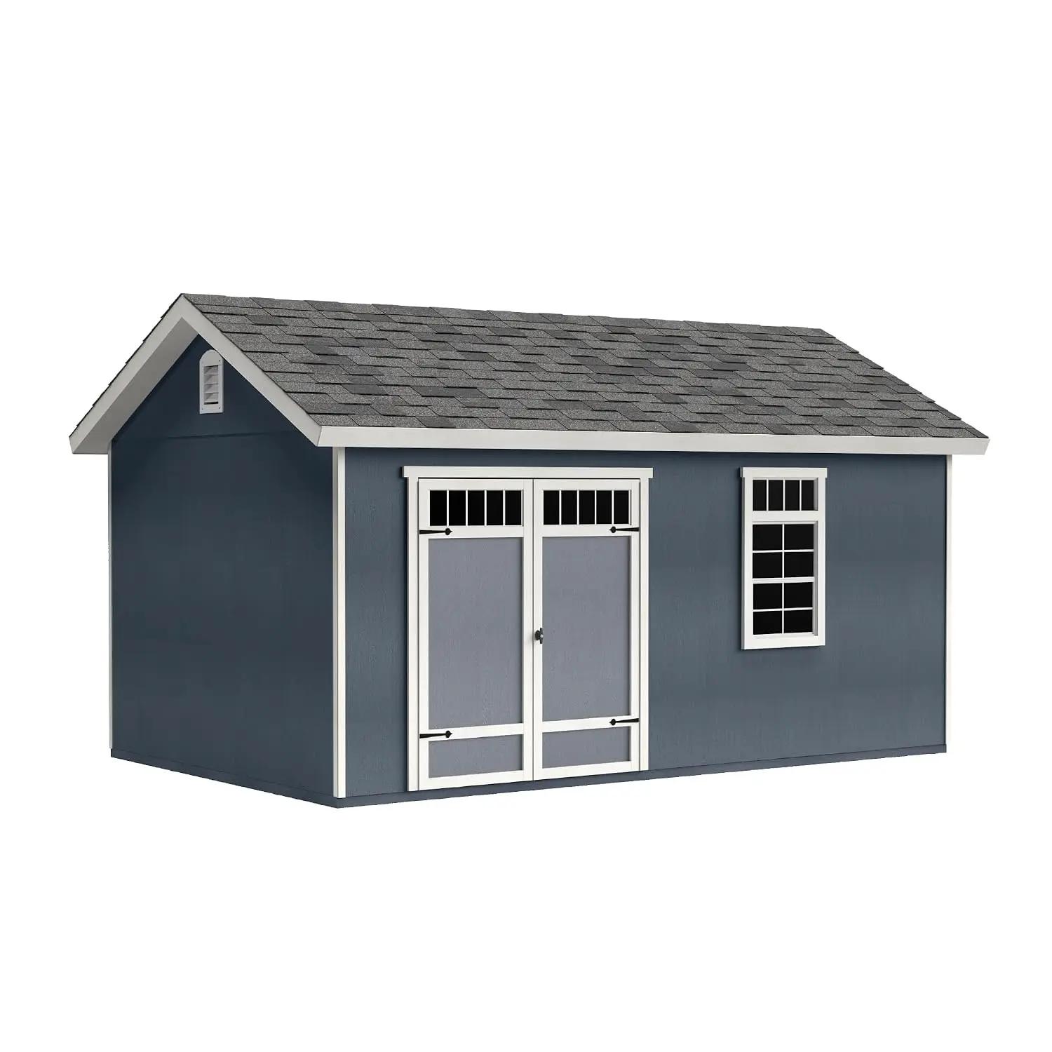 16x10 Wooden Storage Shed with Floor Kit DIY Outdoor Garden Tool House Backyard Patio Workshop, Customized