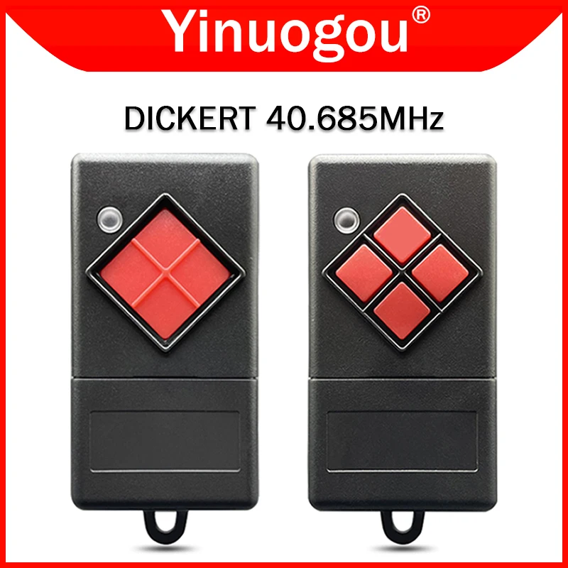 DICKERT MAHS40 01 04 MAHS40-01 MAHS40-04 Garage Door Remote Control 40.685MHz Fixed Code Gate Remote Control Hand Transmitter