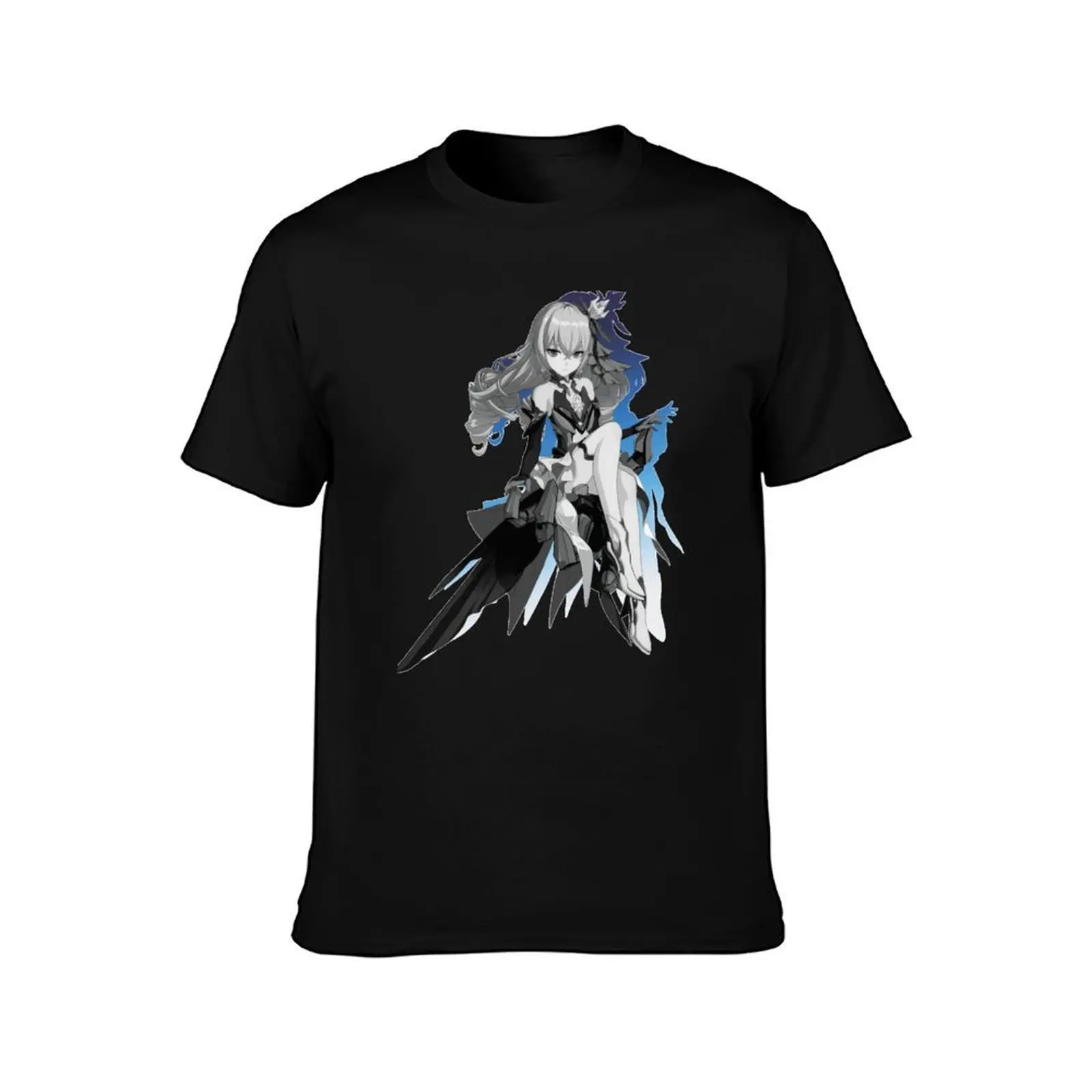 honkai impact 3rd - herrscher of reason T-Shirt, Summer Casual Cotton Tee, Oversized Streetwear Tops, Vintage Graphic Print