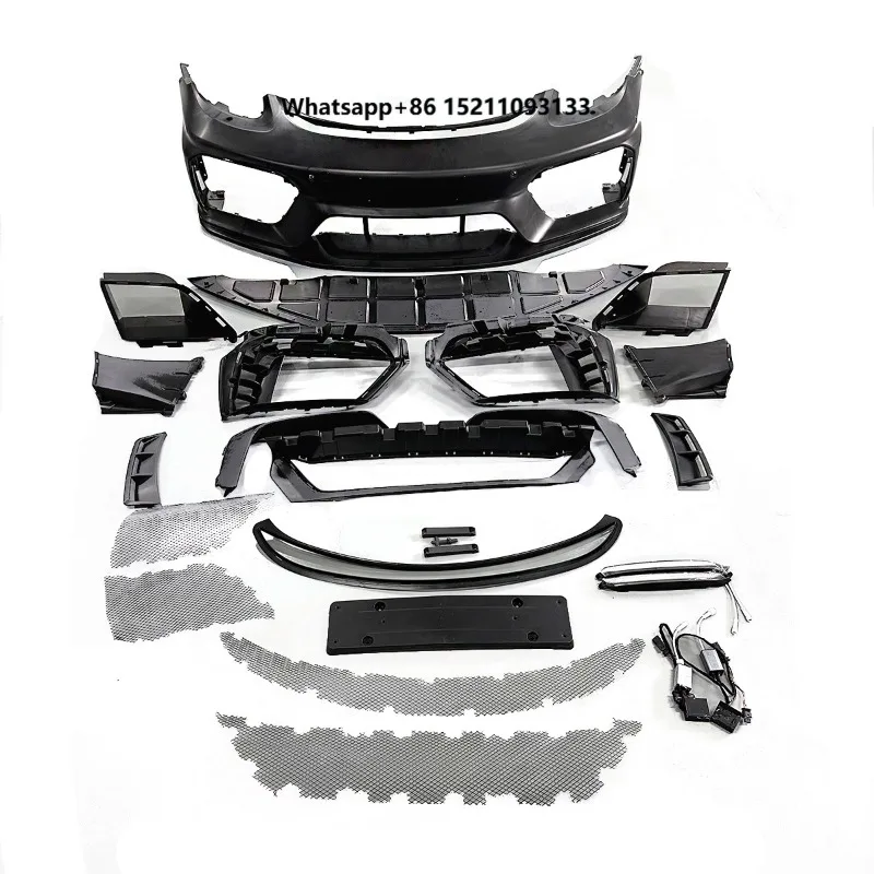 Auto Body Systems Car Parts Body Kit Front Bumper Assembly with Grill for 718/981upgrade to GT4 Style Body Kits