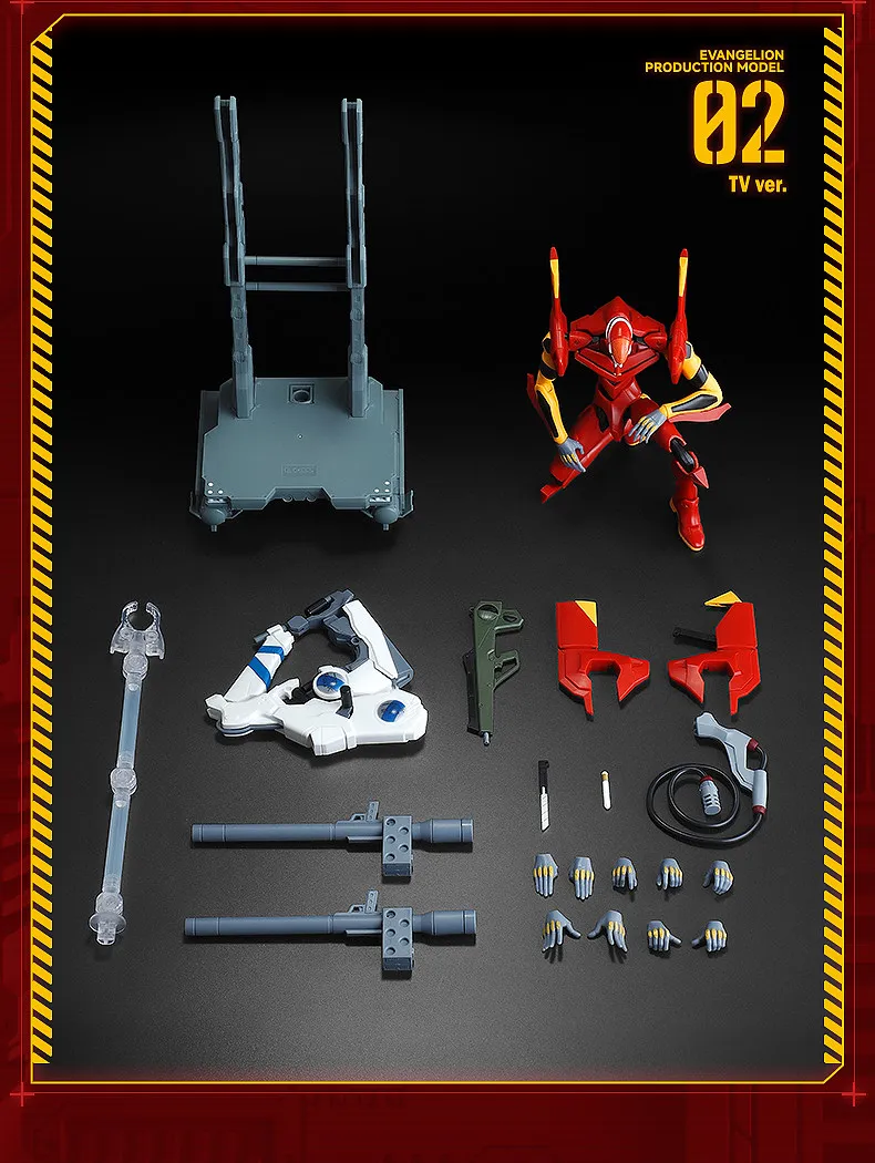 Original Blokees Evangelion Production Model‑02 TV Version & Evangelion Mark.06 Legend Edition Movable Robot Anime Figure Toys