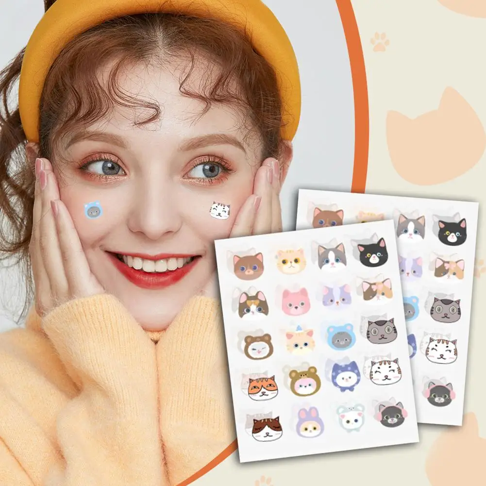 600/1400PCS Cartoon Star Acne Patch Correttore Brufolo Patch Invisibile ColorfuI Brufolo Copertura Adesivo Rimozione Brufolo