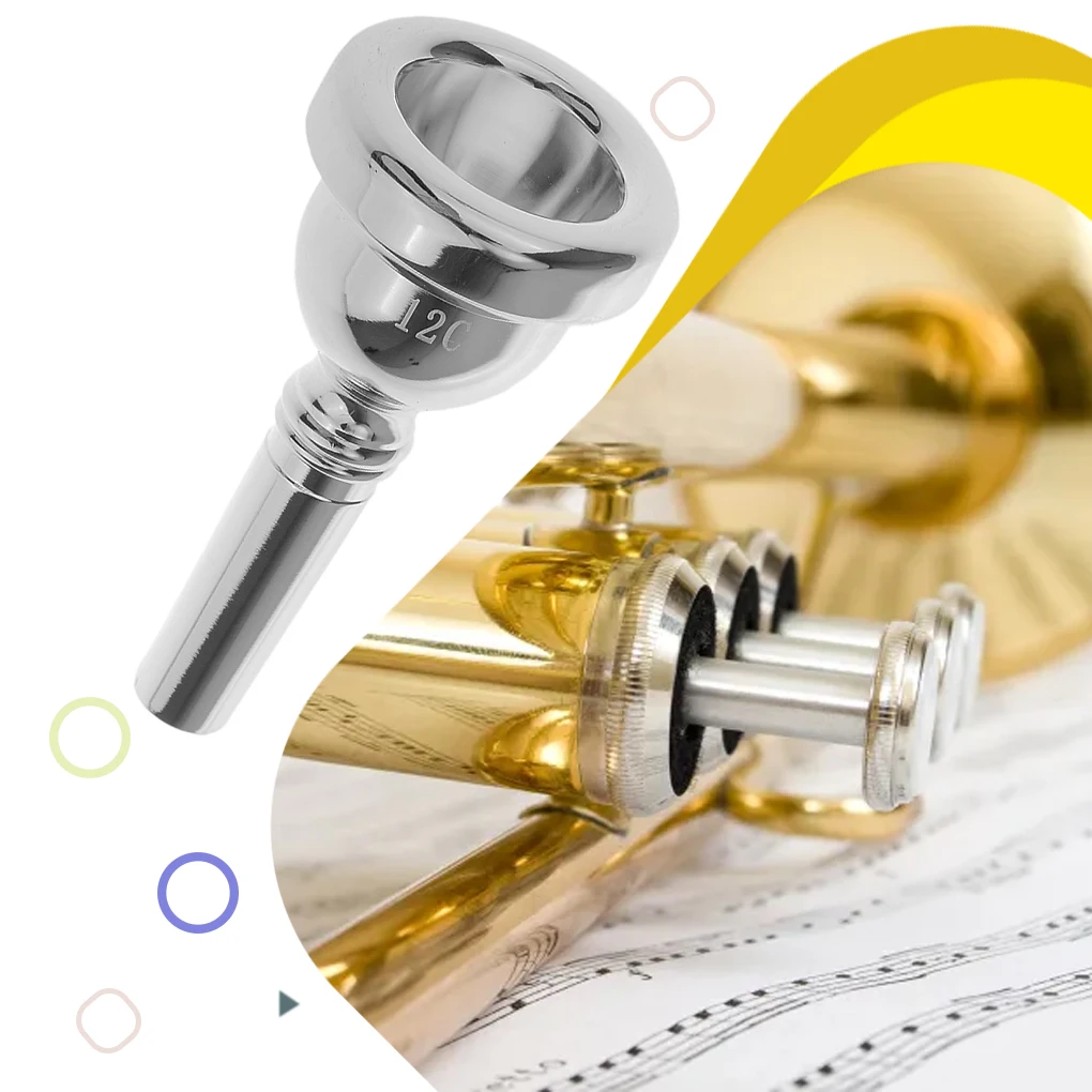 Alto Trombone Mouthpiece 12C Copper Alloy Small Shank Trumpet Mouthpiece Music Instrument Accessories