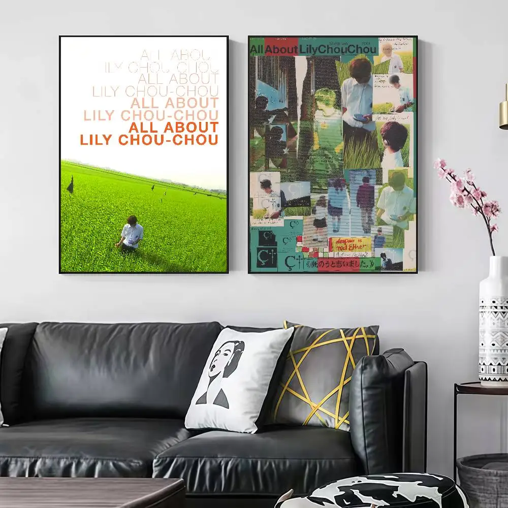 Movie All A-About Lily Chou C-Chou Peelable Self-adhesive Poster Stickers Are Suitable For Frameless Wall Decoration In A Room