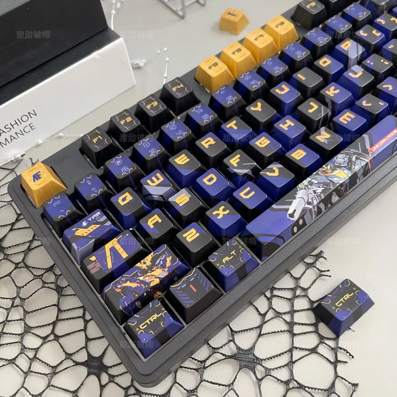 PBT new factory five sided thermal sublimation compatible mechanical keyboard