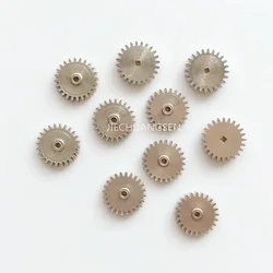 10pcs/Lot Metal Copper Gear 24 Tooth 0.3 Modulus 0.3M 24T 0.8mm Hole Diameter , Outer Diameter 7.7mm For 0.8MM 23#