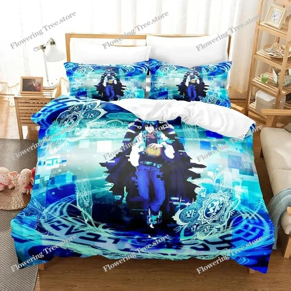 Anime DRAMAtical Murder Game Bedding Set Duvet Cover Bed Set Quilt Cover Pillowcase Comforter king Queen Size Boys Adult Bedding