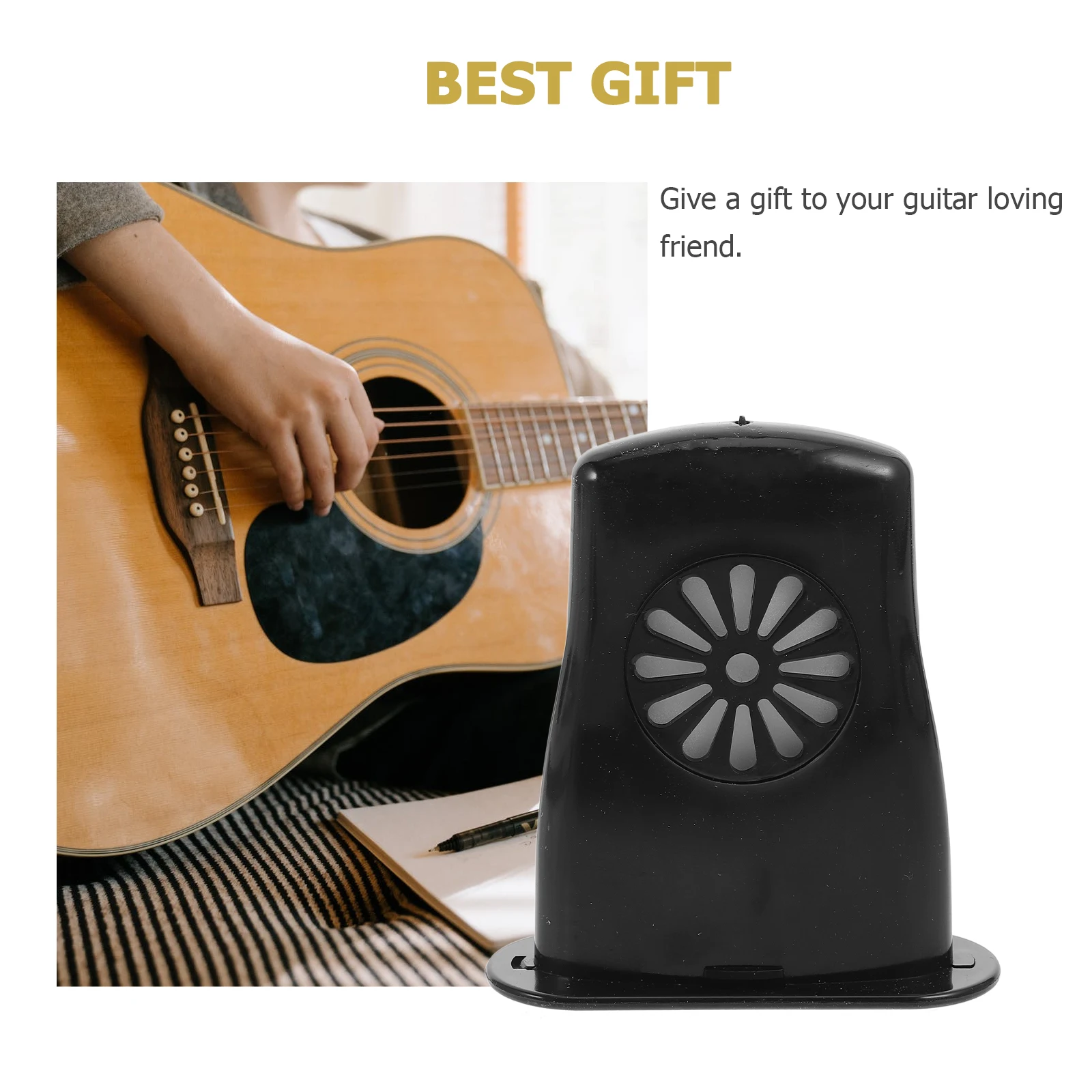 

2 Pcs Guitar Humidifier Accessories Acoustic Case Damp Hygrometer Humidfication