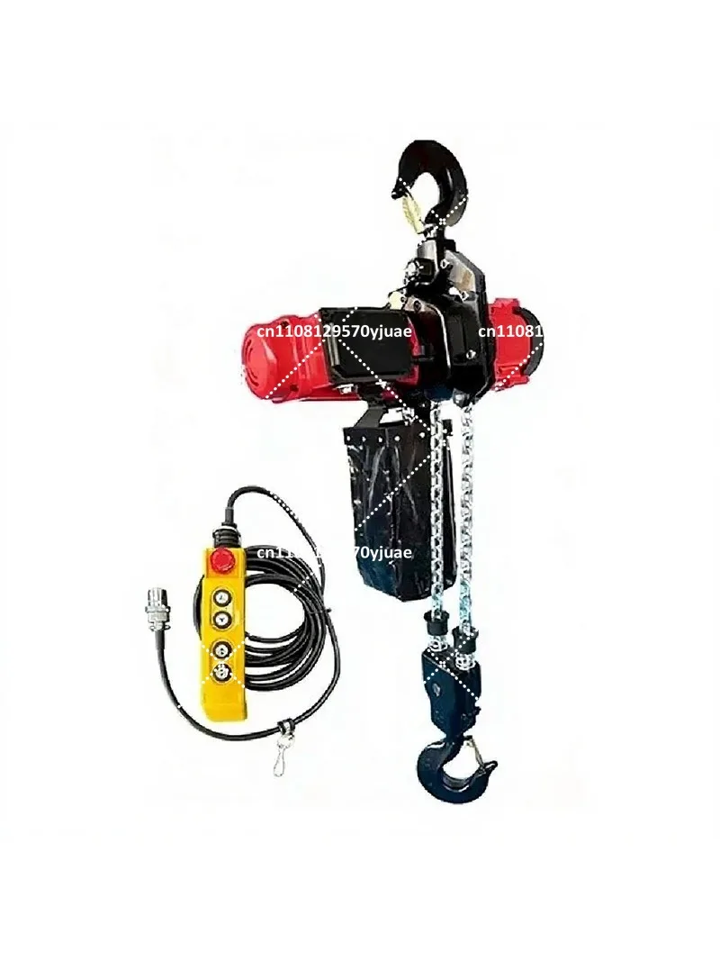 220V Electric Chain Hoist Adjustable Speed Alloy Steel 1000KG 2000KG Brushless Motor Construction Lifting Equipment