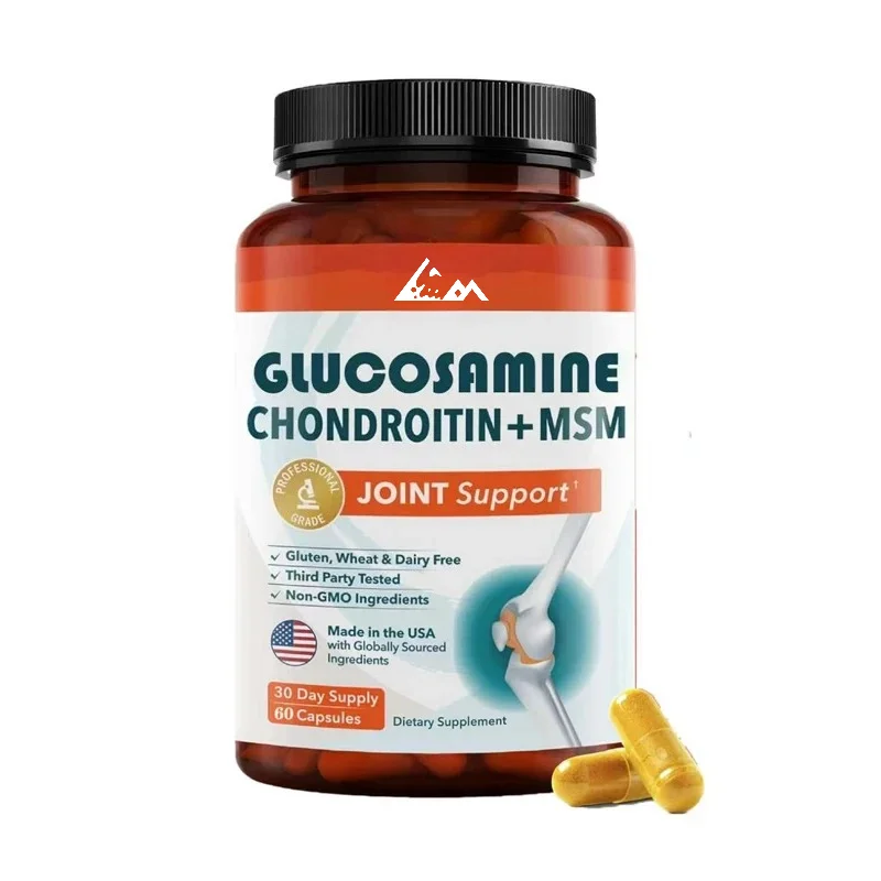 Glucosamine chondroitin sulfate MSM joint support supplement -collagen peptide,turmeric and ginger,hyaluronic acid,joint comfort