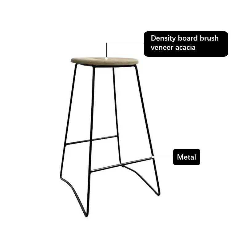 Factory Direct Modern Simple Luxury Rustic Design for Kitchen Home Bar Furniture Bar Stools  bar stools