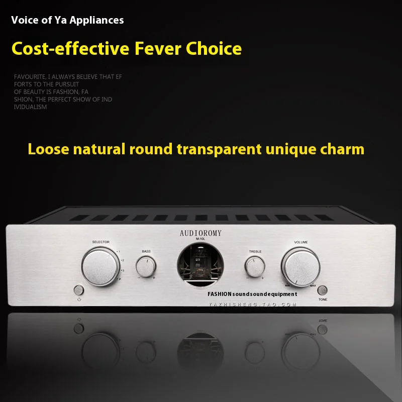 AMXEKR Vacuum Tube Preamplifier Treble Bass Adjustment XLR Balanced Cartridge Input Transformer Output HIFI Phono Preamp