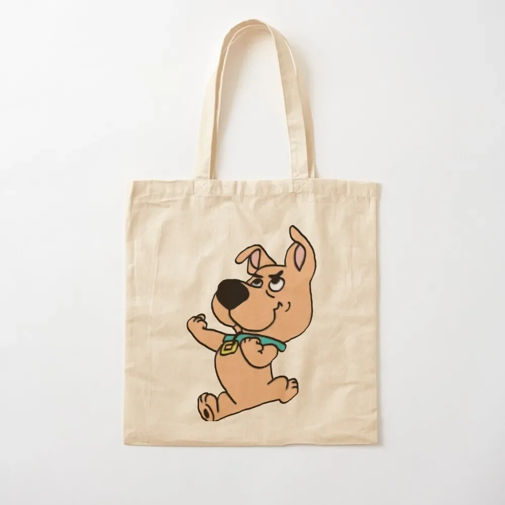 scrappy doo fists outlined Tote Bag reusable shopping bags reusable grocery bags Big bag