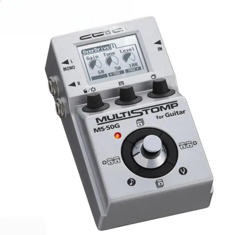 AAA+ Original ZOOM MS-50G - Pedal de efectos de guitarra múltiple MultiStomp MS50G Nuevo F/S con seguimiento