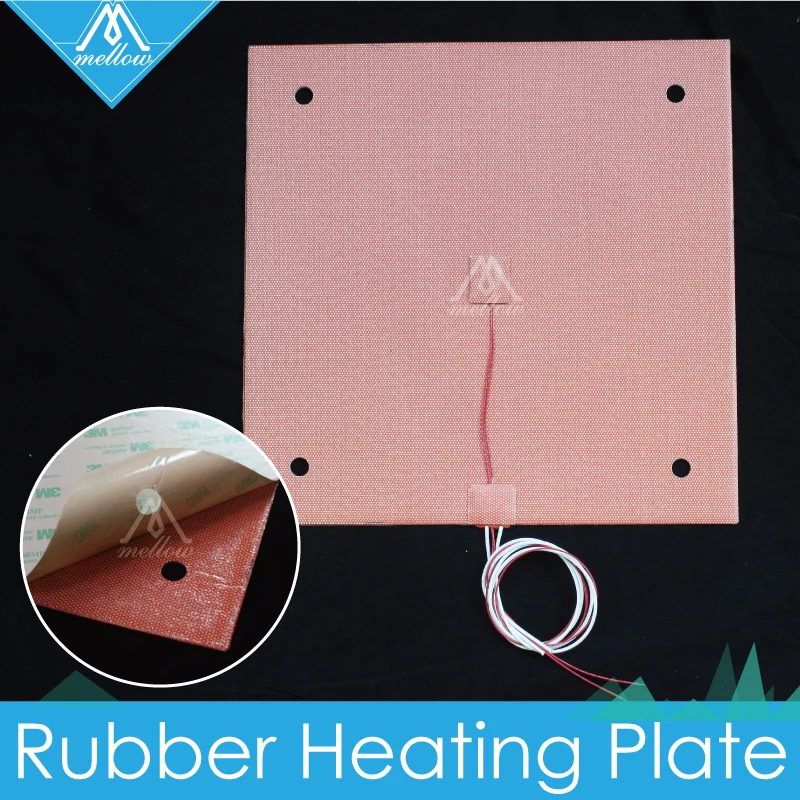 3D Printer Hot Bed Silicone Heating Pad 310x310mm 150 Degree Safety Insurance VzBoT330