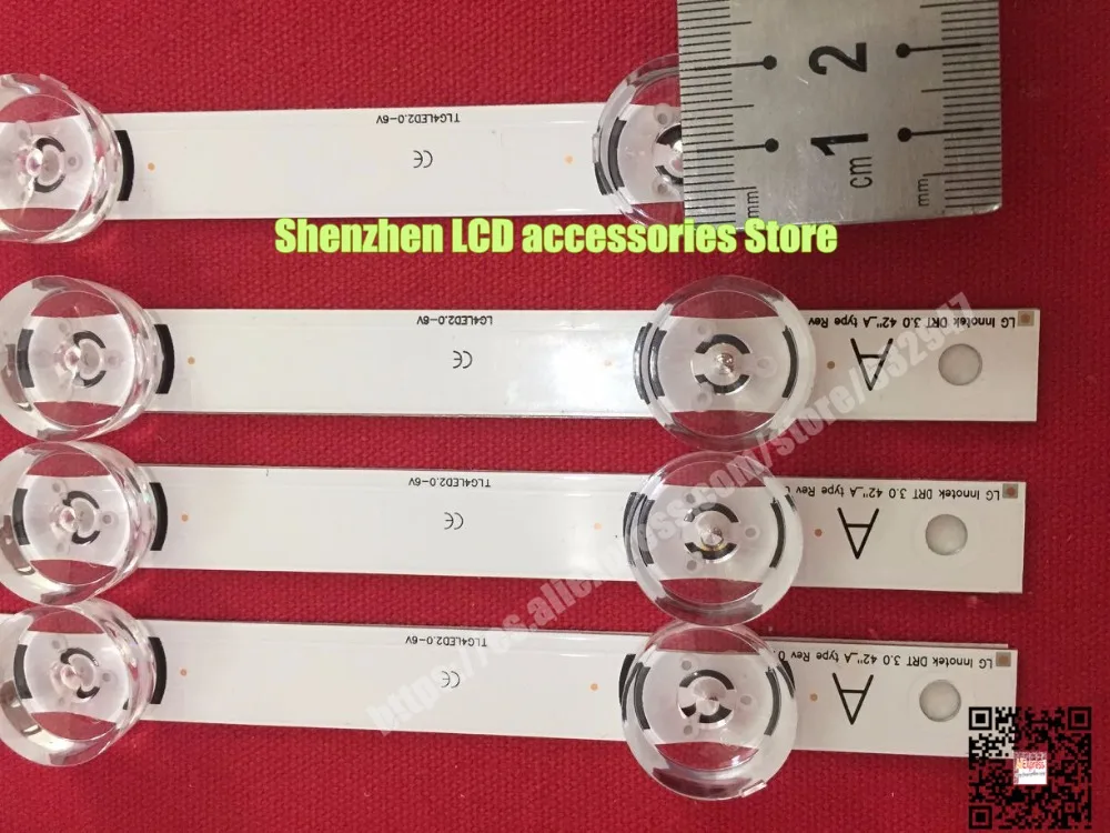 4 teile/los für 825mm LED-Hintergrund beleuchtung für Innotek Drt 3,0 42 "_ a/b 42 Zoll 6916l-1709b = 2 Stück und 6916l-1710b = 2 Stück