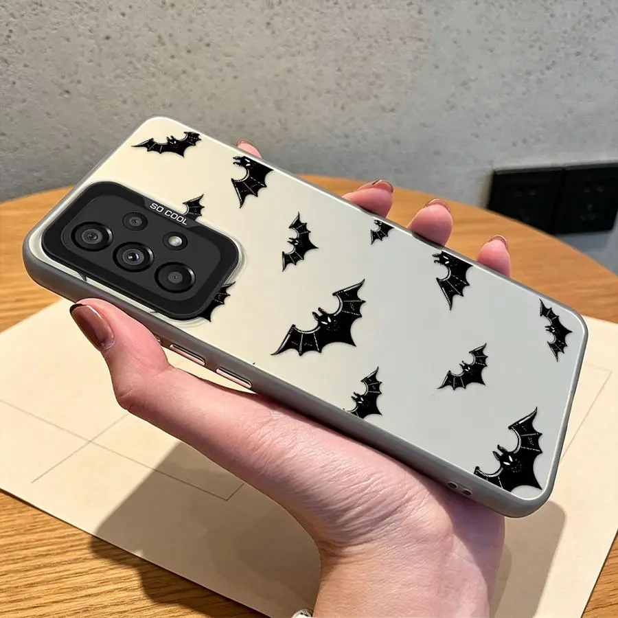 Case for Samsung Galaxy A15 A16 A56 A23 A17 A54 A51 A04 A71 A14 A26 A50 A31 A07 A12 A72 A57 A25 A34 A37 Phone Cover Bat Engrave