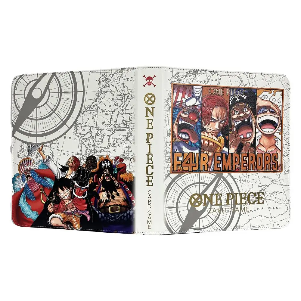 OPCG One Piece Anime Luffy Hot Stamping 540Pcs Card Booklet Album Binder Egg Head Island Game Card Collection Kids Toys Gift