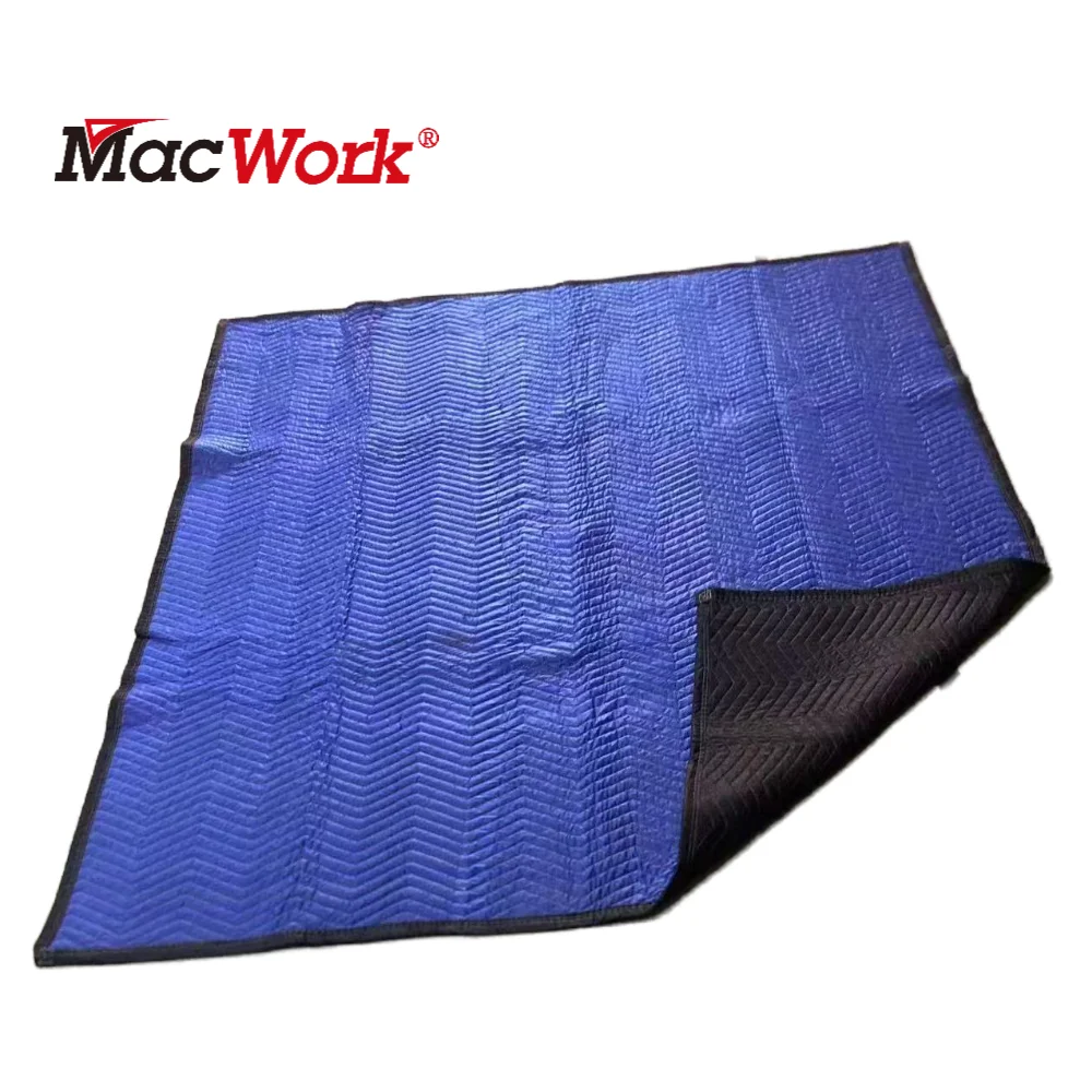 بطانية متحركة من القطن المعاد تدويره شديدة التحمل لحماية أجهزة أرضية الأثاث