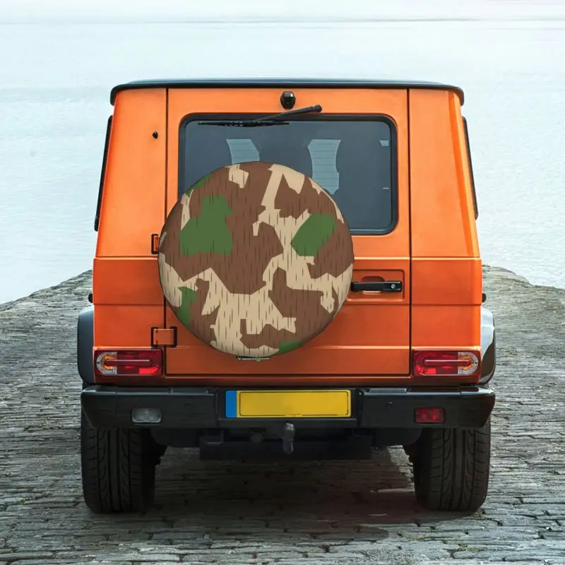 Germany Splintertarn Splinter Camo Spare Tire Cover for Jeep Military Camouflage SUV RV 4x4 Car Wheel Protectors Accessories