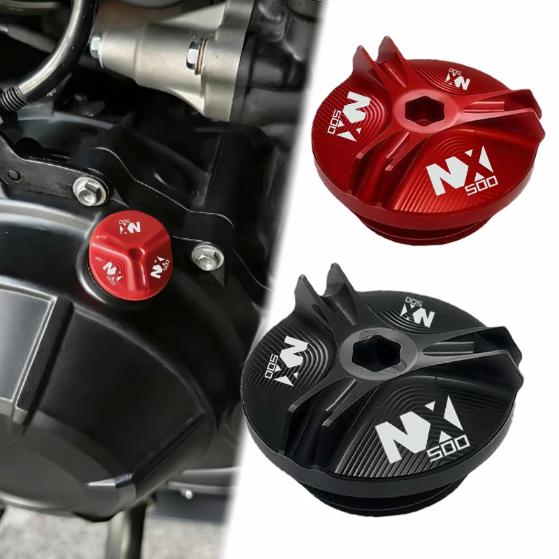 

Motorcycle Fit engine oil cap bolts fuel filler cap For Honda NX500 NX 500 500NX protection accessories