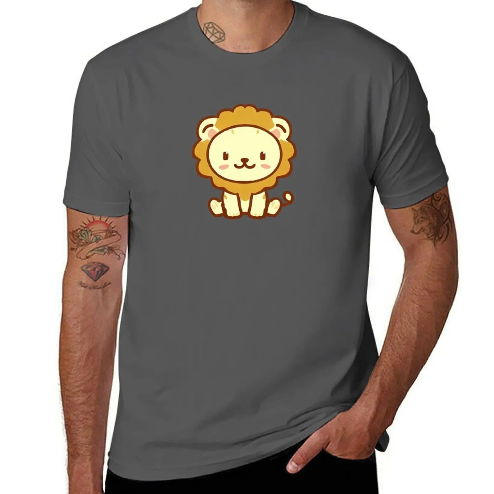 

Kawaii lion T-Shirt Big and Tall Loose Fit T-Shirt