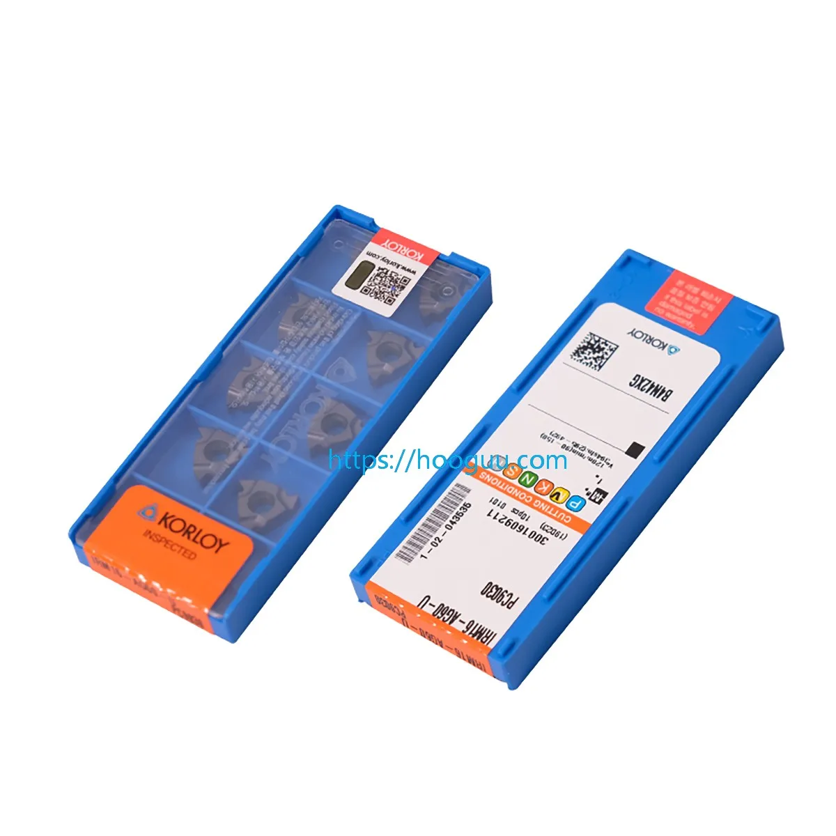 Korloy IRM16 Carbide Threading Insert ISO 14W AG60-U PC9030 For CNC Lathe Thread Machining 10pcs