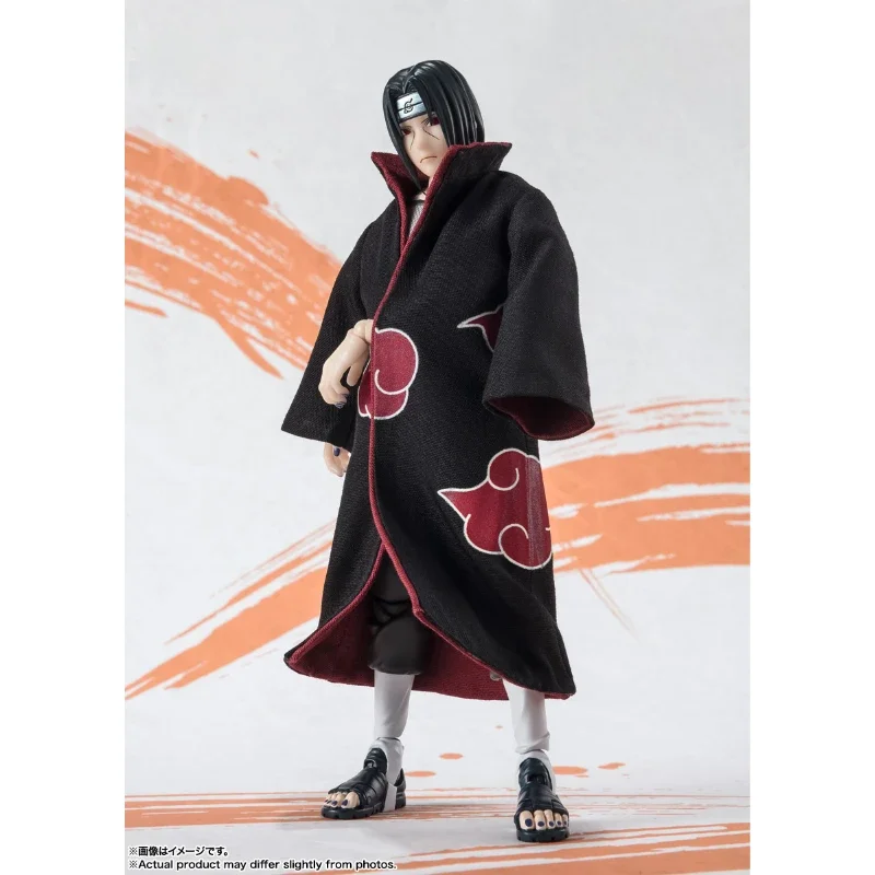 Original In Stock Bandai S.H.Figuarts SHF Naruto Shippuden Uchiha Itachi Anime Action Figure Toy Gift Model Collection Hobby