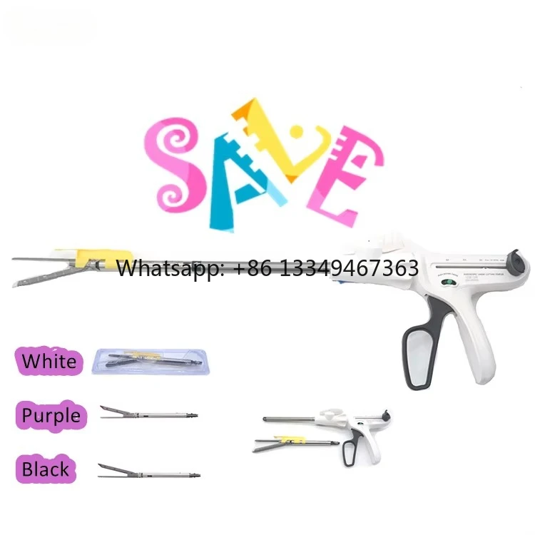 

Хирургический одноразовый эндоскопический линейный резак, ладоскопический эндостеплер, картридж с перезарядкой (3 + 3 ряда)