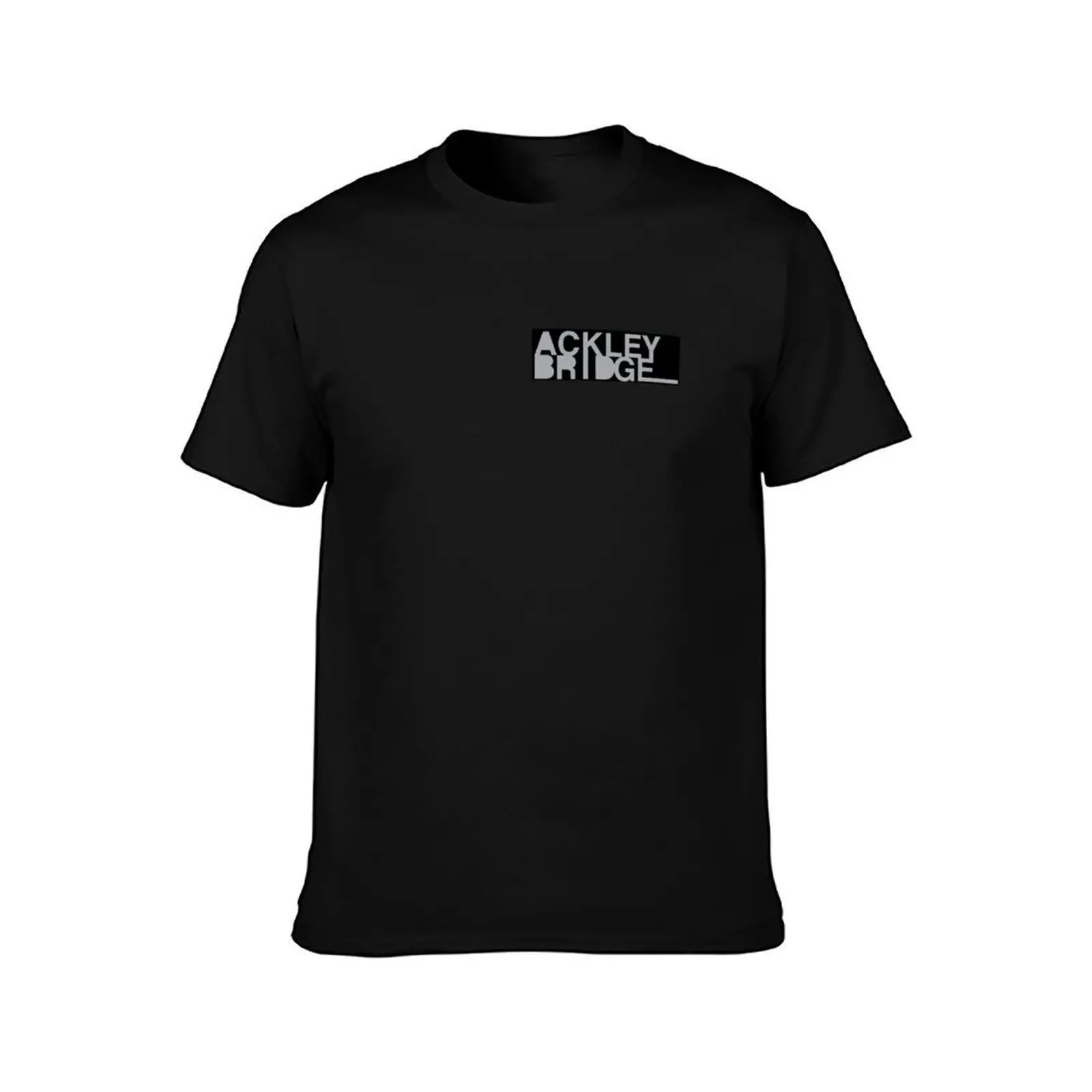 Ackley Bridge Greyscale Logo T-Shirt Simple Casual Short Sleeve Cotton T-Shirt