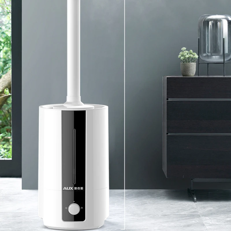 Увлажнитель воздуха большой емкости, напольный, четырехъядерный, система увлажнения с большим туманом, интеллектуальный увлажнитель с постоянной влажностью