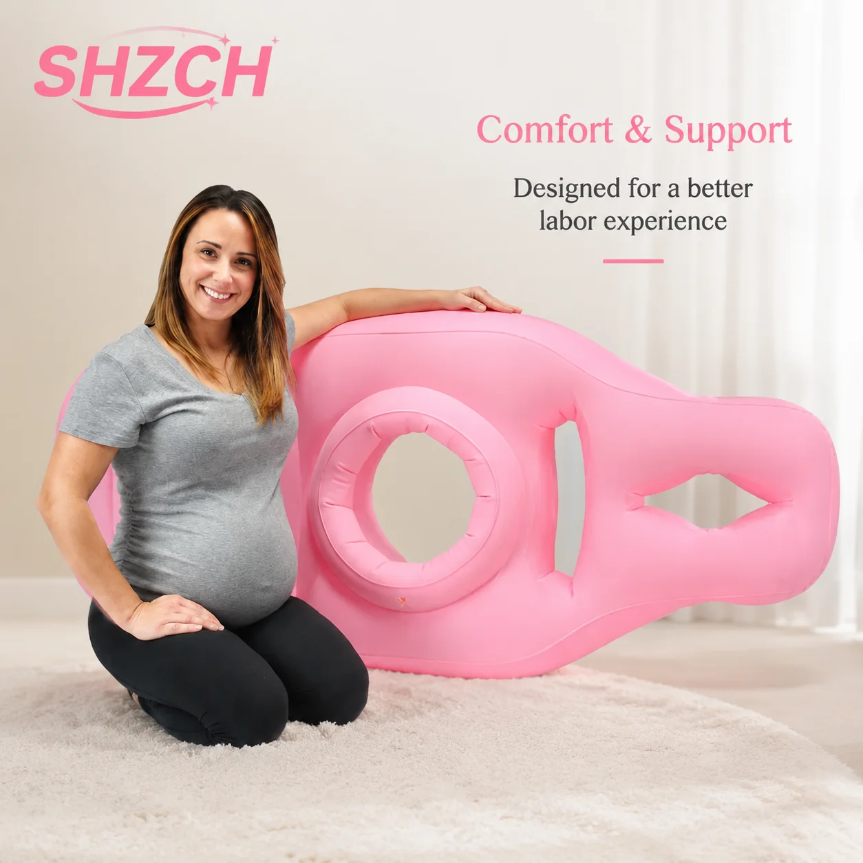 Inflatable Pregnancy Pillow Yoga Mat For Pregnant Women Inflatable Mat Mattress Pregnancy Maternity Body Bed Pillow Sleeping Ma