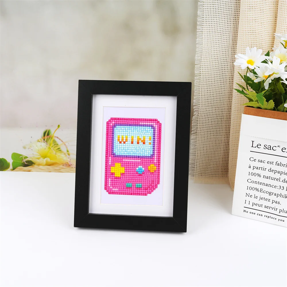 Momoart DIY Diamond Mosaic Birthday Cartoon Child Gift Craft Kit Full Round Drill Painting Picture Of Rhinestones Handmade Hobby
