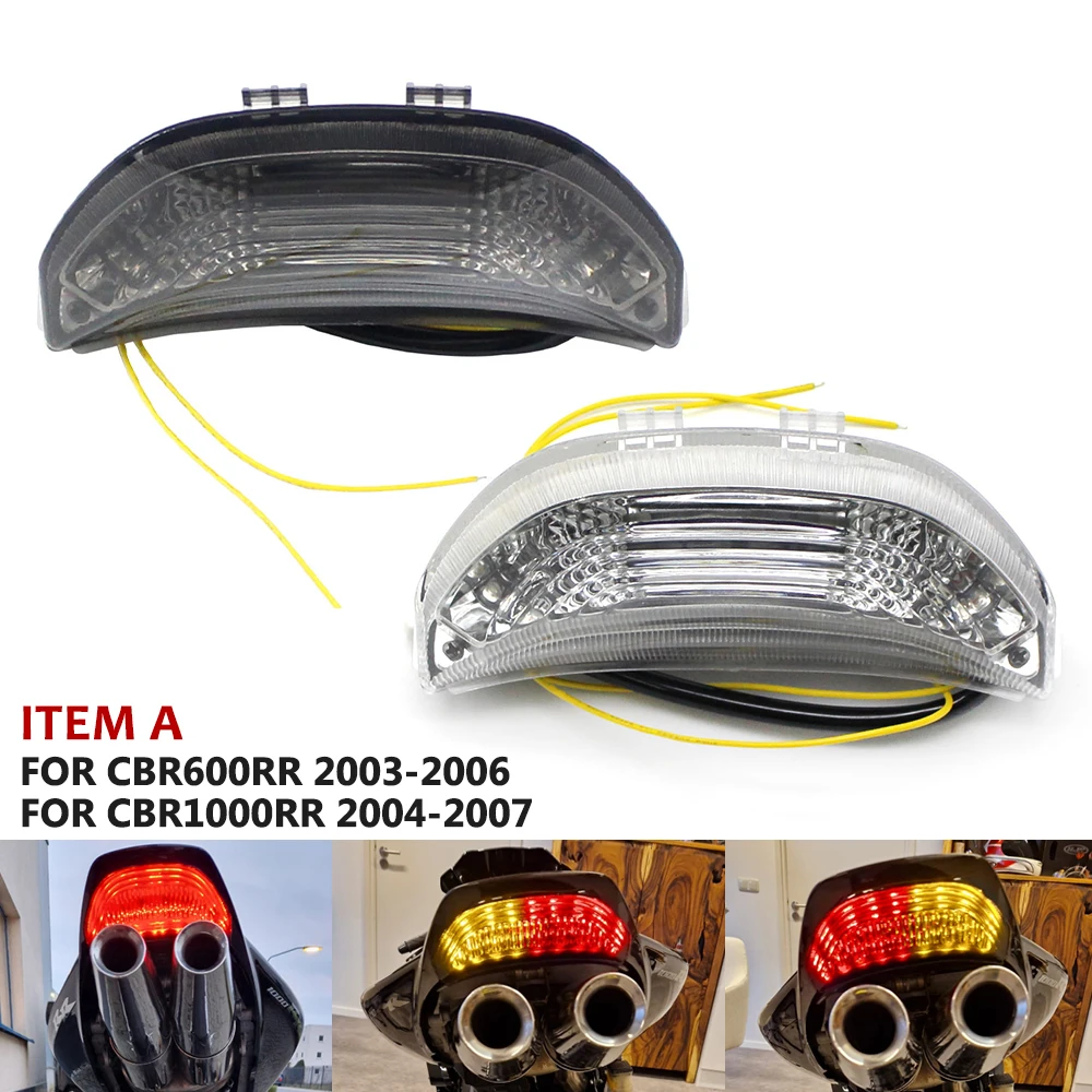 Motorcycle Rear Brake Light For HONDA CBR1000RR CBR600RR CBR 600RR 1000RR Integrated LED Turn Signal Taillight Stop Lamp