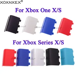 XOXNXEX 1 PCS for Xbox One Series X S Wireless Controller Plastic Battery Shell Lid Back Case Replacement Housing Door Cover