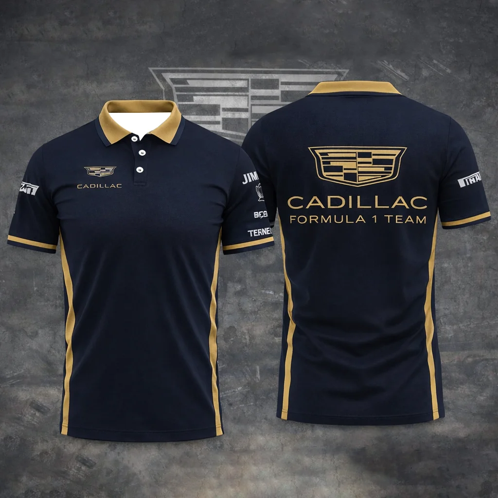 Polo Cadillac Racing Team 2026, élégant et confortable pour l'été, idéal pour les fans des événement
